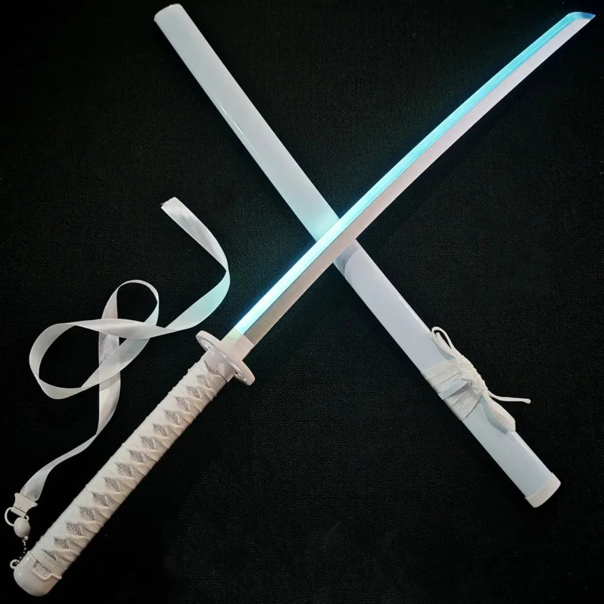 White Led Katana Decor