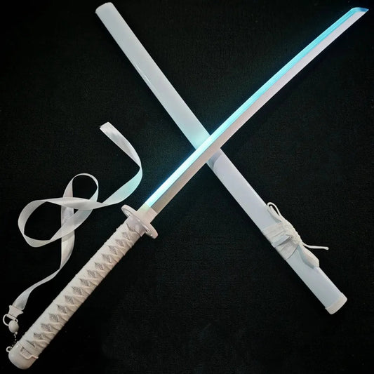 White Led Katana Decor