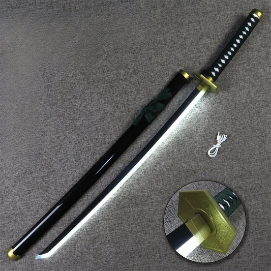 Black Led Katana Decor